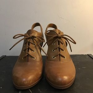 Aldo Lace-up Slingbacks with Cutouts